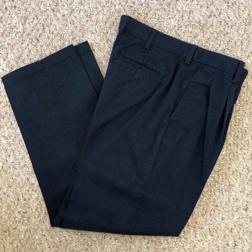 Croft & Barrow33x32 navy blue dress pants slacks